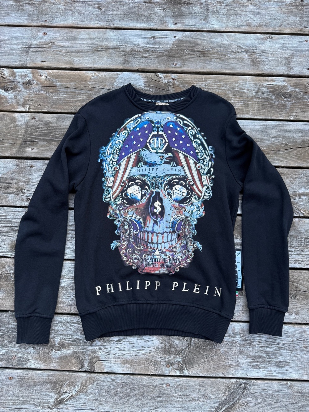 Philipp Plein Skull MTM Graphic Crewneck. Made In Italy. Authentic. M. RARE find
